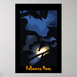 Poster de la Lune d'Halloween