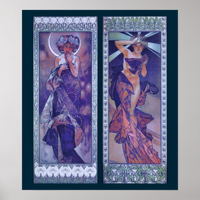 Poster de la Lune et de l'étoile du matin (Devant)