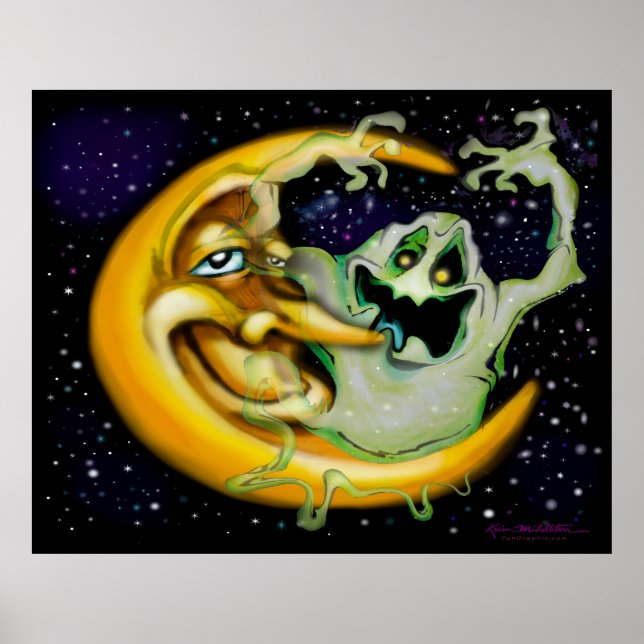 Poster de la lune fantôme (Devant)