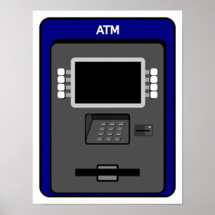 Poster de la machine ATM