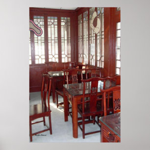 Poster de la maison de thé