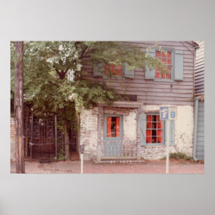 Poster de la maison la plus ancienne Savannah Ga