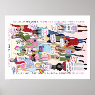 Poster de la marche des femmes