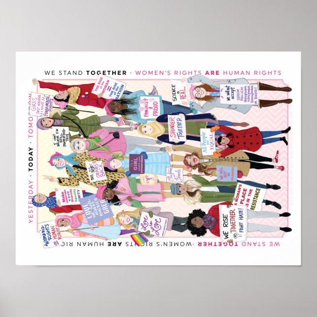 Poster de la marche des femmes (Devant)