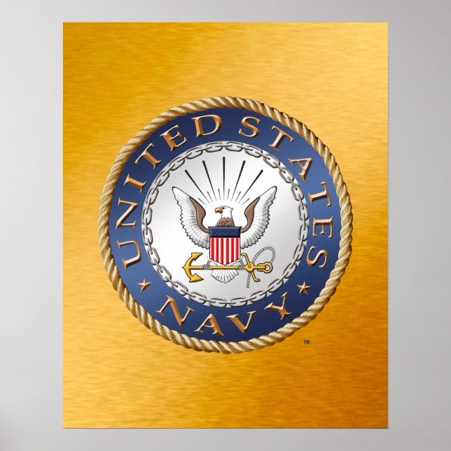 Poster de la marine américaine (Devant)