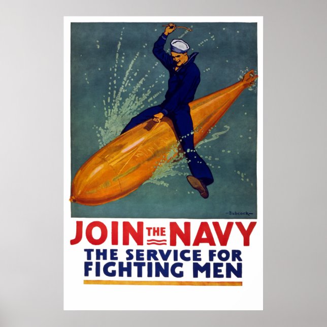 Poster de la Marine américaine - La Marine de la G (Devant)
