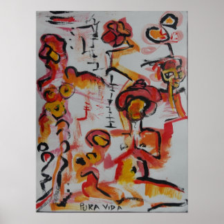 Poster de la méditation Pura Vida