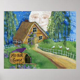 Poster de la mère Goose pour enfants