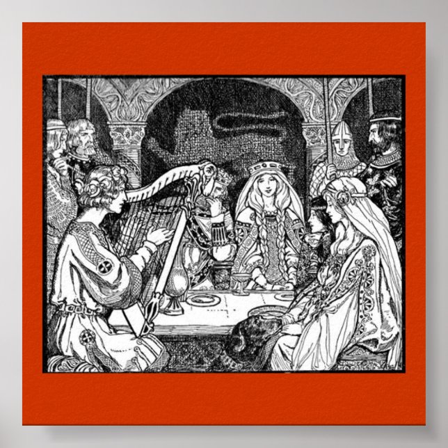 Poster de la mode Moyen Age (Devant)