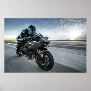 Poster de la moto Kawasaki Ninja