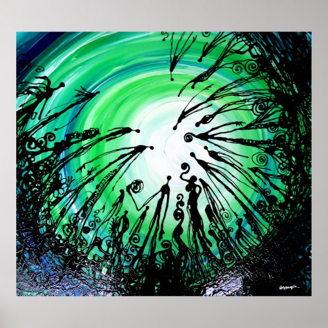 Poster de la nature antique (Devant)