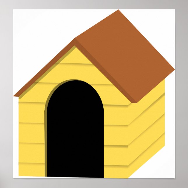 Poster de la niche jaune (Devant)