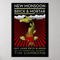 Poster de la nouvelle mousson brick & mortar 2012