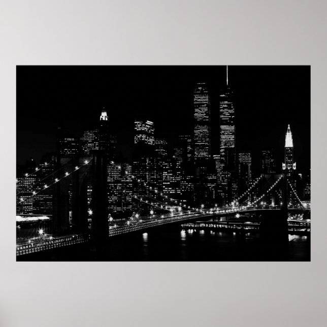 Poster de la nuit à New York (Devant)