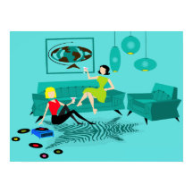 Poster de la nuit de Retro GIrls