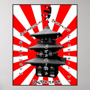 Poster de la pagode de succès