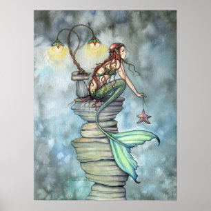 Poster de la perche de Mermaid par Molly Harrison