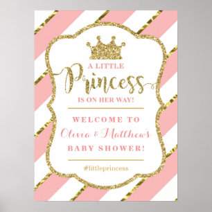 Poster de la petite princesse Affiche de bienvenue