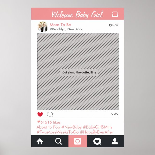 Poster de la photo du groupe de médias sociaux (Devant)