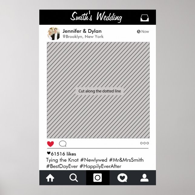 Poster de la photo du groupe de médias sociaux (Devant)