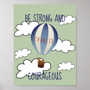 Poster de la photo personnalisée dans un ballon
