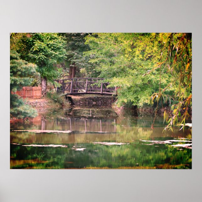 Poster de la photographie du pont (Devant)