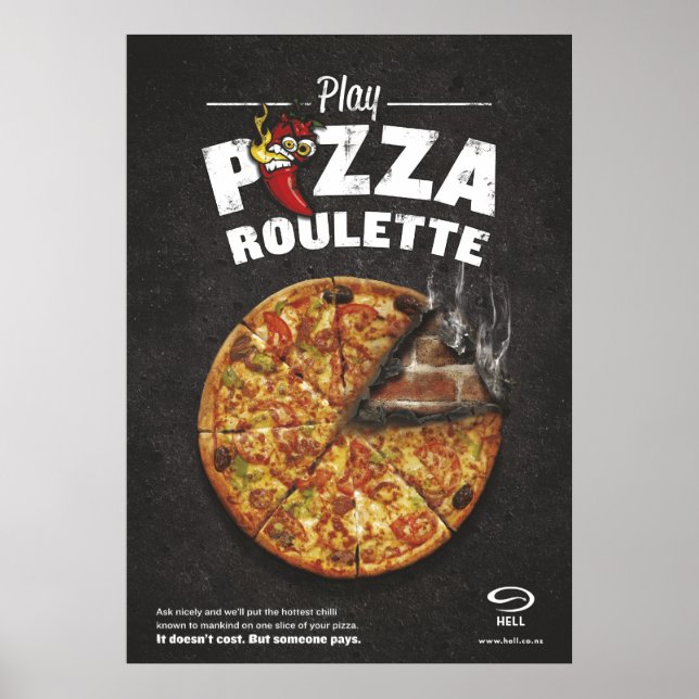 Poster de la Pizza Roulette (Devant)