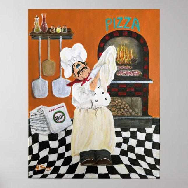 Poster de la pizzeria Chef (Devant)