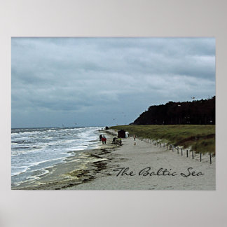 Poster de la plage de la mer Baltique