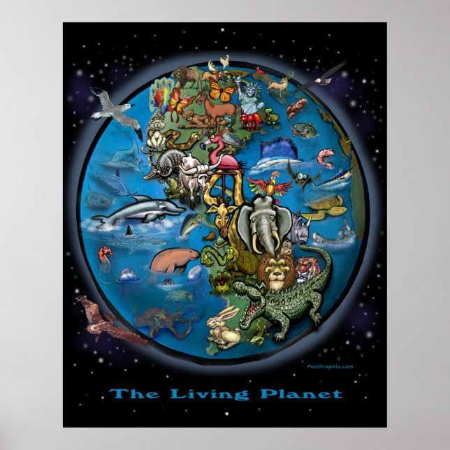 Poster de la planète animale (Devant)