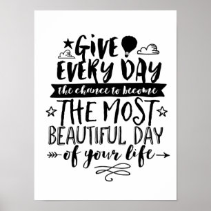 Poster de la plus belle journée de votre vie