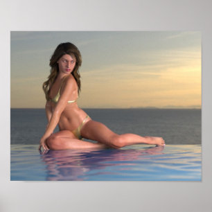 Poster de la Pool Girl Reby Sky