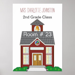 Poster de la porte de classe de l'enseignant