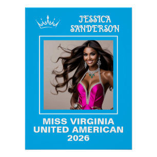 Poster de la porte du Titleholder Envoi Pageant