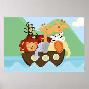 Poster de la pouponnière Noah's Ark Baby
