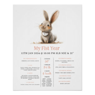Poster de la première Anniversaire de filles lapin