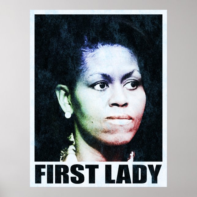 Poster de la première dame Michelle Obama (Devant)