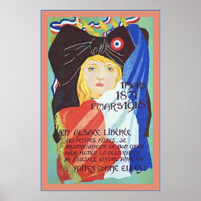Poster de la première guerre mondiale vintage (Devant)