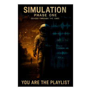 Poster de la première phase de simulation - Glitch