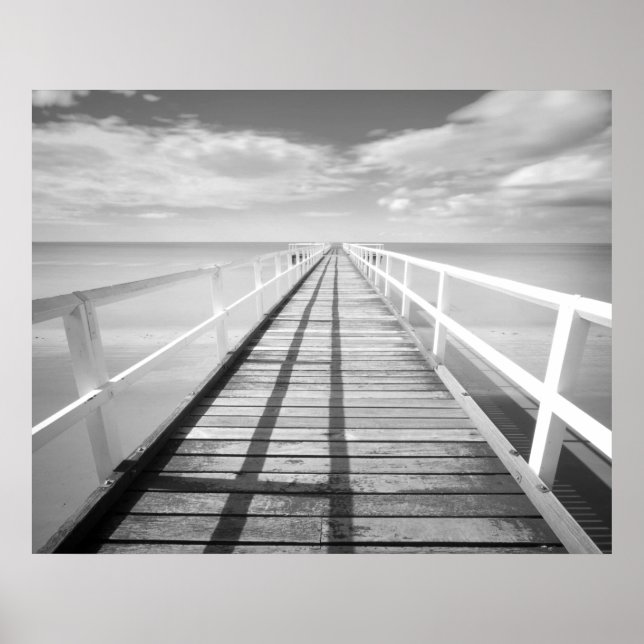 Poster de la promenade de plage (Devant)