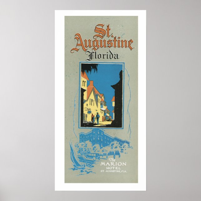 Poster de la publicité de voyage et d'art vintage  (Devant)