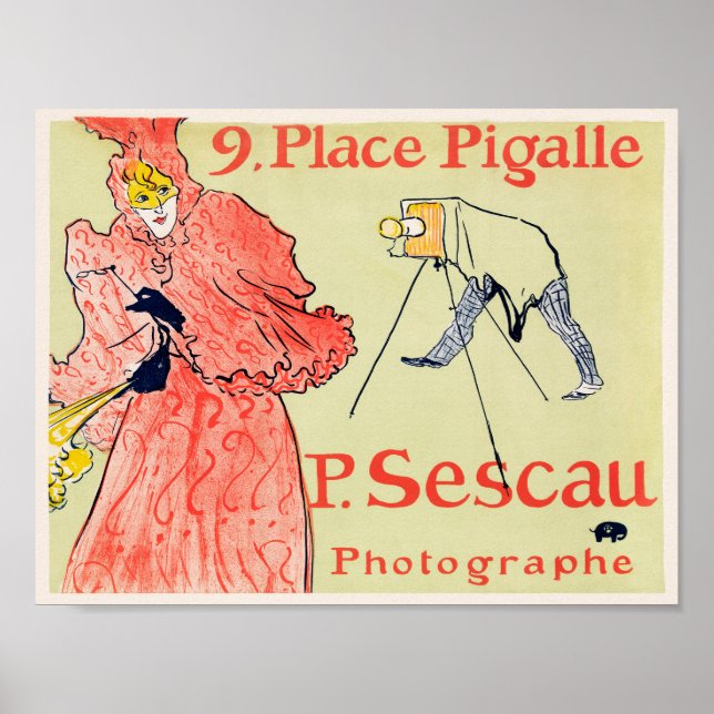 Poster de la publicité photographique vintage (Devant)