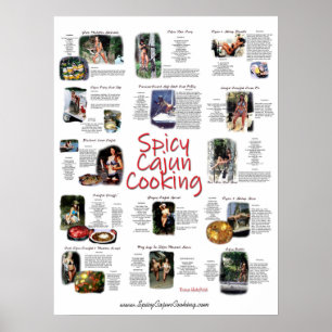 Poster de la recette de Cuisine Cajun épicé