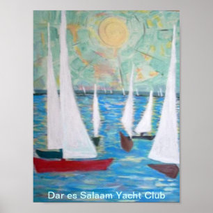 Poster de la régate de voile Dar es Salaam Yacht C