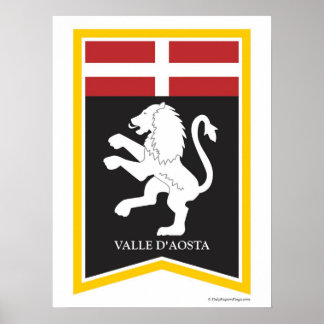 Poster de la région de Valle D'Aosta