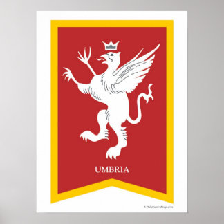 Poster de la Région Italie de l'Ombrie