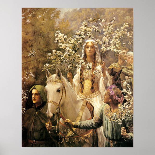 Poster de la reine Guinevere Maying (Devant)
