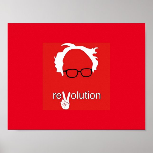 Poster de la révolution Bernie Sanders (Devant)