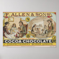 Poster de la revue Londres 1880