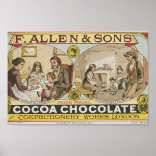 Poster de la revue Londres 1880